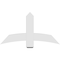 Ekena Millwork Bellingham Architectural Grade PVC Gable Bracket, 48"W x 26"H x 4"D x 6"F, 13/12 Pitch GBP048X26X0406BEL00 - alternate 5
